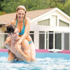 Piscina Desmontable Circular Rosa 2.843 L Metal Frame INTEX -OUTSUNNY TIENDA 013e83209f1106572bcf1f16b5712c46ff391433 585b8e73915d46cc8fc7b101f2b989d7