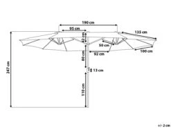 Sombrilla De Jardín Con Doble Toldo Gris Beige 460 Cm SIBILLA 16 Sombrilla De Jardín Con Doble Toldo Gris Beige 460 Cm SIBILLA -OUTSUNNY TIENDA 01fc139ec4a31eb7dae2a1785ddf8cc9db914f21 fc08870054494ec38c9768e6ef752ab0