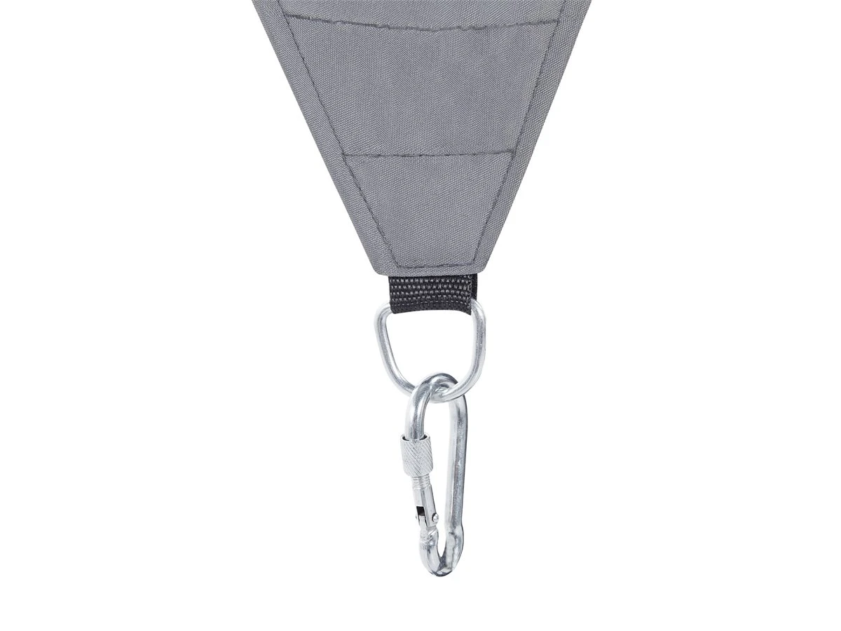 Toldo Vela Triangular De Poliéster Gris 300 X 300 Cm LUKKA 7 Toldo Vela Triangular De Poliéster Gris 300 X 300 Cm LUKKA - Imagen 5