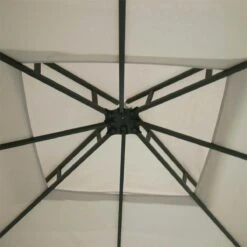 Outsunny Cenador De Jardín 3x3 M Pabellón Para Exterior Con Doble Techo De Ventilación Y Marco De Acero Protección Solar Para Fiestas Eventos Patio Al Aire Libre Beige -OUTSUNNY TIENDA 03c1b3e27bc522d241d5fa42fe10a59f043ab827 88cfa491dc44443c9a8ff266811375b6