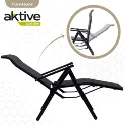 Tumbona Plegable Aluminio De Jardín Aktive -OUTSUNNY TIENDA 04fa382ca9d6de4edbd4e04091aaaada10fd73c1 30aeadb3e8dc48b2852c12d77814e014