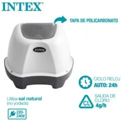 Sistema Cloración Salina 4 G/h INTEX -OUTSUNNY TIENDA 0748dcd26366e552a6358f0a0d0967cec7932c28 f41a306764604356b3a923b334690803