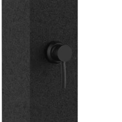 DINO Ducha Solar Negra De Exterior Caliente Calentada Por El Sol Con Base De Aluminio Y Tubo Superior Curvado En Acero Inoxidable Depósito 26 Litros Ducha Cuadrada De 22 Cm En ABS Y Mezclador, Lavapiés. Altura 225 Cm Presión Máxima De Trabajo 3 Bar -OUTSUNNY TIENDA 085e8490b58621511065609b1944fc129cb50025 03e6612efc3f4b73b94c619856ec88f3