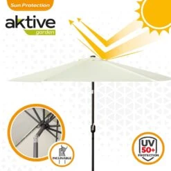 Sombrilla Para Terraza Y Jardín Ø300 Cm C/protección UV50 Aktive 13 Sombrilla Para Terraza Y Jardín Ø300 Cm C/protección UV50 Aktive -OUTSUNNY TIENDA 0898521d5e73d3ca0d9de0e8ca6e6b88830f05a3 9afb8bdcbecf43c1b0a8c784e735c3e0