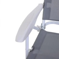 Outsunny Tumbona Reclinable Y Plegable De Jardín Con Respaldo Ajustable En 4 Posiciones Marco De Metal Texteline Transpirable 160x66x80 Cm Gris -OUTSUNNY TIENDA 0b3691e6693b60b4db5a4f81aa5718278c6b43eb 2cf2f3290f674b97830a2a7db3ed1289