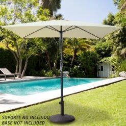 Sombrilla Para Jardín Rectangular 300x200 Cm C/protección UV50 Aktive -OUTSUNNY TIENDA 0b70ef843a1b7920767b047955c9f8b0c949b05e 555bc589b25741f7a0a34843d1907f66