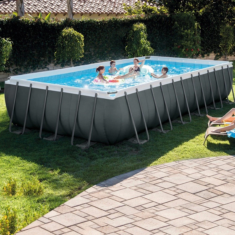 Piscina Elevada Rectangular INTEX Ultra XTR Frame 732x366x132 Cm + Depuradora 4 Piscina Elevada Rectangular INTEX Ultra XTR Frame 732x366x132 Cm + Depuradora - Imagen 2