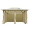 Outsunny Cenador De Jardín 3x4 M Marco Acero Gazebo Con Doble Techo 6 Cortinas Laterales 8 Orificios De Drenaje Buena Ventilación Para Fiestas Eventos Crema 2 Outsunny Cenador De Jardín 3x4 M Marco Acero Gazebo Con Doble Techo 6 Cortinas Laterales 8 Orificios De Drenaje Buena Ventilación Para Fiestas Eventos Crema -OUTSUNNY TIENDA 1075e3c9a1145de189d494a48b67bcc29fa45401 74dbcec050124aa0aa0a3b37f9a22a37