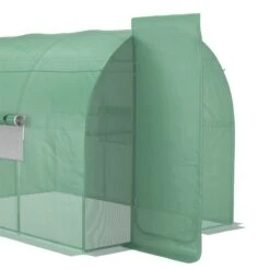 Outsunny Invernadero De Túnel 3x2x2 M Con Puerta Y Ventanas Función De Drenaje Invernadero De Jardín Grande Con Cubierta De PE Y Metal Galvanizado Para Cultivos Plantas Verduras Verde -OUTSUNNY TIENDA 136e2e07d85b361fc4aa1f06b35e6cafeb62124f 631c0c6757614de890a5ea1b3193c6f0