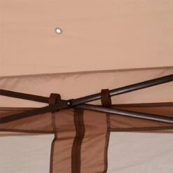 Outsunny Carpa Plegable 3.25x3.25m Gazebo Pabellón Cenador Jardín Doble Techo Mosquitera Bolsa Transporte Marco Acero Tela Poliéster Resistente De Agua -OUTSUNNY TIENDA 1641dbd60510c8b6f27f1c45d34f6cc486538713 9a73c59e41204b3c9af097a2778fe648