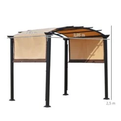 Outsunny Pérgola 3x2,5 M Cenador Con Techo Retráctil Para Jardín Patio Terraza Tela Poliéster Atornillados Resistente Protección De Rayos UV Beige 13 Outsunny Pérgola 3x2,5 M Cenador Con Techo Retráctil Para Jardín Patio Terraza Tela Poliéster Atornillados Resistente Protección De Rayos UV Beige -OUTSUNNY TIENDA 1678a043e3724687e06f68b5784dd48b9aff01f4 3b7df0f8be3c4806aa5fa6106b780591