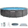 Piscina Redonda Con Depuradora Greywood INTEX