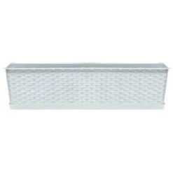Prosperplast Jardinera Para Balcón Ratolla Case 15,3L., Dimensiones (Mm) 881X173X150, Color Blanco -OUTSUNNY TIENDA 17fb992bc985f08be2eebaf7c242589bcd7c1d4a dc6c109d212b4af4a4f0fc93ea3185ba