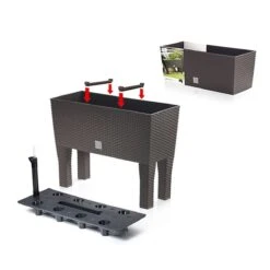 Jardinera C/patasmod. Rato Jh 600. C/autorriego 60x25x46cm. Chocolate -OUTSUNNY TIENDA 185d8934b318237dcd5d899c5c7e9940f26c408f e885375e6a2242029db4ad39637d87d6