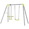 HOMCOM Set De Columpio Infantil Al Aire Libre Con Columpio Y Balancín Doble Plaza Juguetes Exterior Adecuado Para +3 Años 245x138x180cm Verde Y Gris 2 HOMCOM Set De Columpio Infantil Al Aire Libre Con Columpio Y Balancín Doble Plaza Juguetes Exterior Adecuado Para +3 Años 245x138x180cm Verde Y Gris -OUTSUNNY TIENDA 19decf363e817793d56831f40043fa233f5257fc df1ca6f3ccc64ebeb975bdddb3096c0f