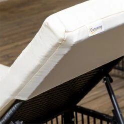 Outsunny Conjunto De 2 Tumbonas De Jardín Exterior Tumbonas De Mimbre Tejido Con Mesa De Tapa De Vidrio Respaldo Reclinable De 5 Posiciones Y Cojines Suaves 196x54x32 Cm Negro -OUTSUNNY TIENDA 1a173614bbdcc3e4a7d11c65abaccb06d8a08134 d9fdae2c4d604b21a2d5f03c4ae98be2