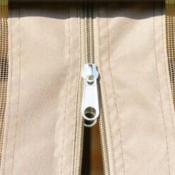 Outsunny Cenador De Jardín Hexágono 4x4 M Pabellón Exterior Con Doble Techo De Ventilación Y 6 Mosquiteras Con Cremallera Para Fiestas Balcón Patio Caqui -OUTSUNNY TIENDA 1aa11b0a6590a10dec942fabb80bb5914c938518 img 5