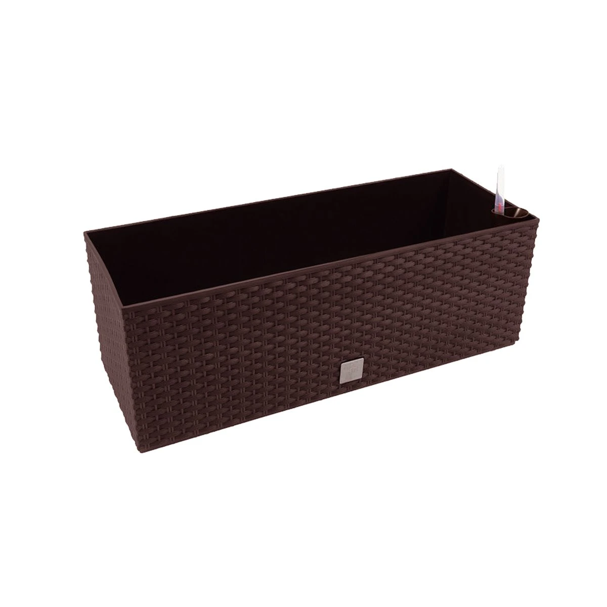 Prosperplast Jardinera Rectangular 17 Litros Con Autorriego Color Chocolate 52x20x19cm 3 Prosperplast Jardinera Rectangular 17 Litros Con Autorriego Color Chocolate 52x20x19cm