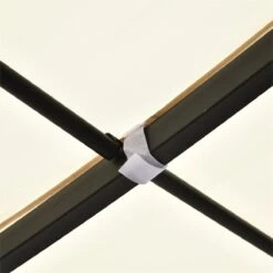 Outsunny Pérgola De Jardín 4x3 M Cenador Montado En Pared Con Toldo Y 4 Orificios De Drenaje Marco De Metal Y Poliéster 180 G/m² Para Patio Terraza Crema -OUTSUNNY TIENDA 1ded4ab4935ab4cbbc51d49b66fd5ab303131496 cc8927148be148c29b0b5dbb6d1221de