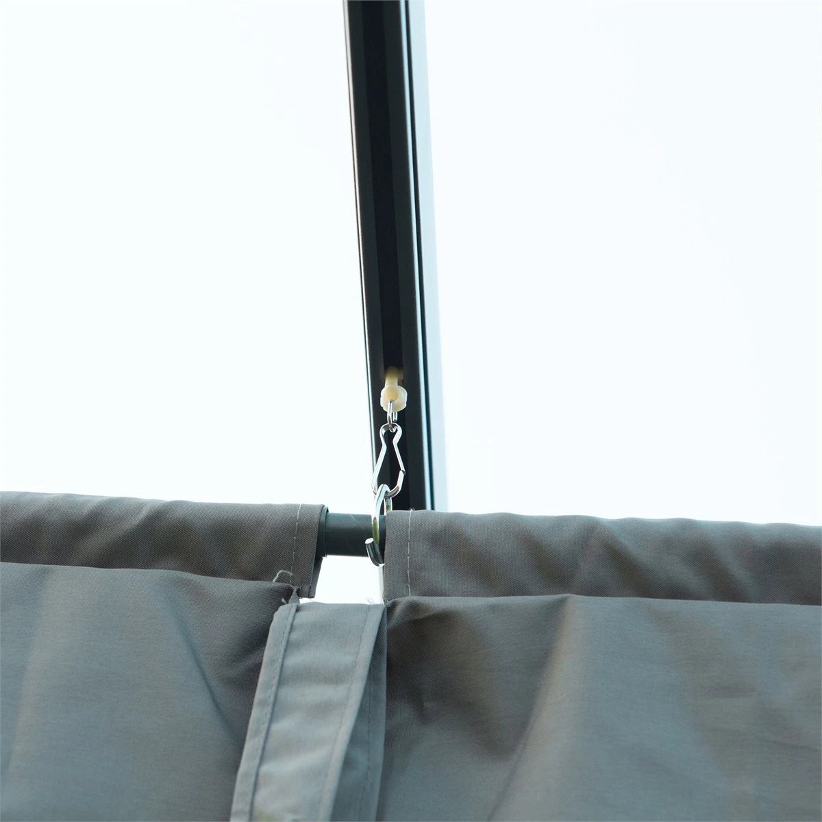 Outsunny Pérgola 3x2 M Cenador De Jardín Con Techo Retráctil De Poliéster Con Recubrimiento Resistente Para Celebraciones Fiestas Bodas Gris 11 Outsunny Pérgola 3x2 M Cenador De Jardín Con Techo Retráctil De Poliéster Con Recubrimiento Resistente Para Celebraciones Fiestas Bodas Gris - Imagen 9