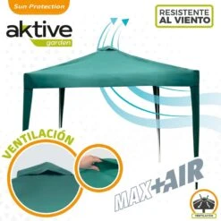 Cenador Plegable Max-AIR Con Chimenea Ventilación Aktive Garden -OUTSUNNY TIENDA 2518880d7cc3a6c3a3bba738f38acd664da5b43e 2877d6dc2807496986ec7317693bc620