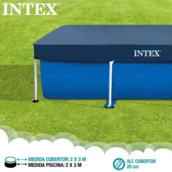 Cobertor INTEX Piscina Rectangular Prism Y Small Frame 300x200 Cm -OUTSUNNY TIENDA 251df928ba63baff45a821c099e8f505f37dc379 76e3b2575fa94e15bcf8c9a20d12da9f