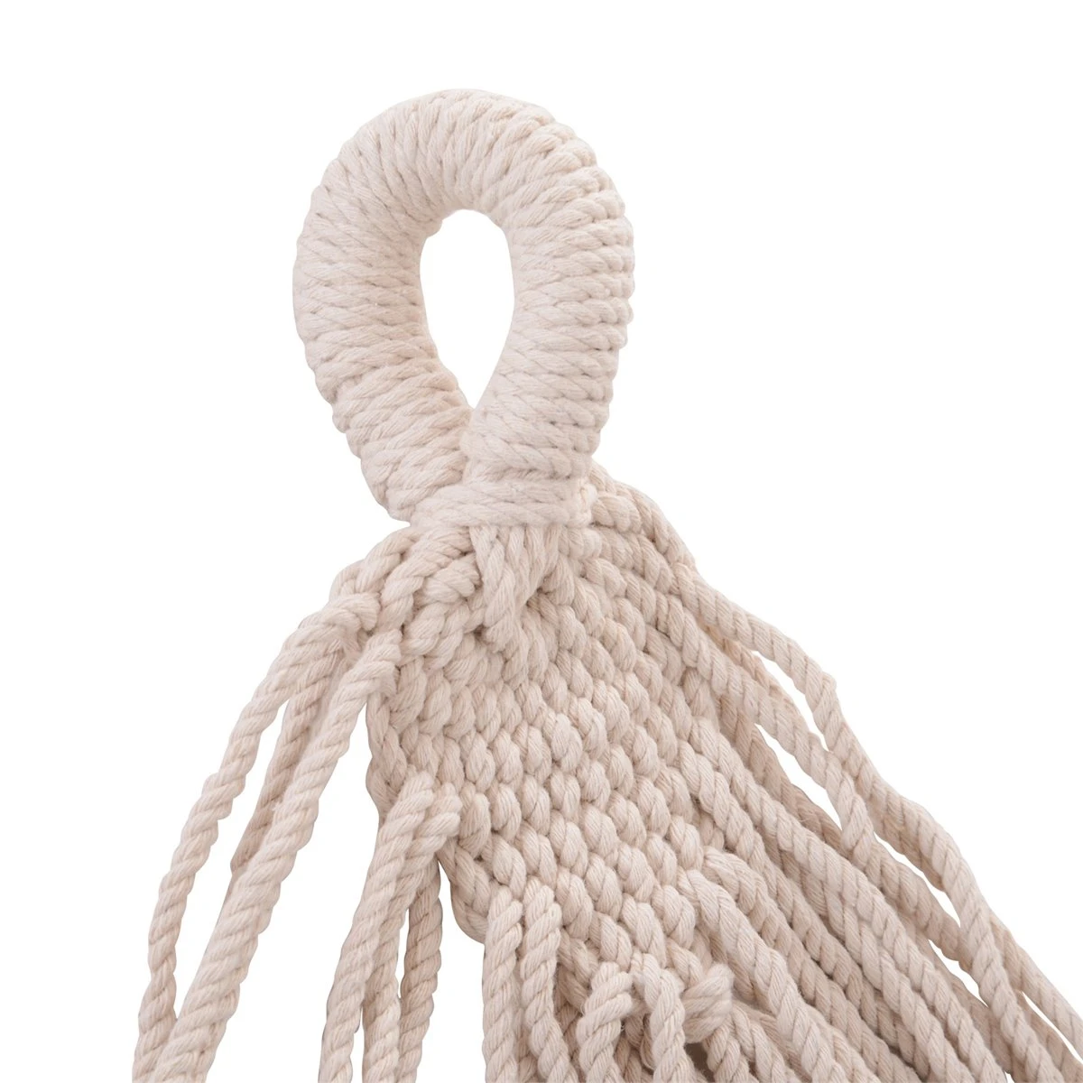 Outsunny Hamaca De Algodón Para Jardín 200x150 Cm Hamaca Colgante Portátil Carga Máx. 180 Kg Para Acampar Piscina Camping Rayas Multicolor 10 Outsunny Hamaca De Algodón Para Jardín 200x150 Cm Hamaca Colgante Portátil Carga Máx. 180 Kg Para Acampar Piscina Camping Rayas Multicolor - Imagen 8