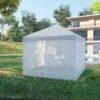 Outsunny 4 Paredes Laterales Para Carpa 300x195 Cm Mosquitera Para Cenador Con 6 Ventanas Enrollable Puerta Con Cremallera Y Bolsa De Transporte Blanco -OUTSUNNY TIENDA 25bbd80dc355e8cb6c6d1373cb92fd4a0baf26ec 57e50e4c79b540b99a56aa66d8ccdc67