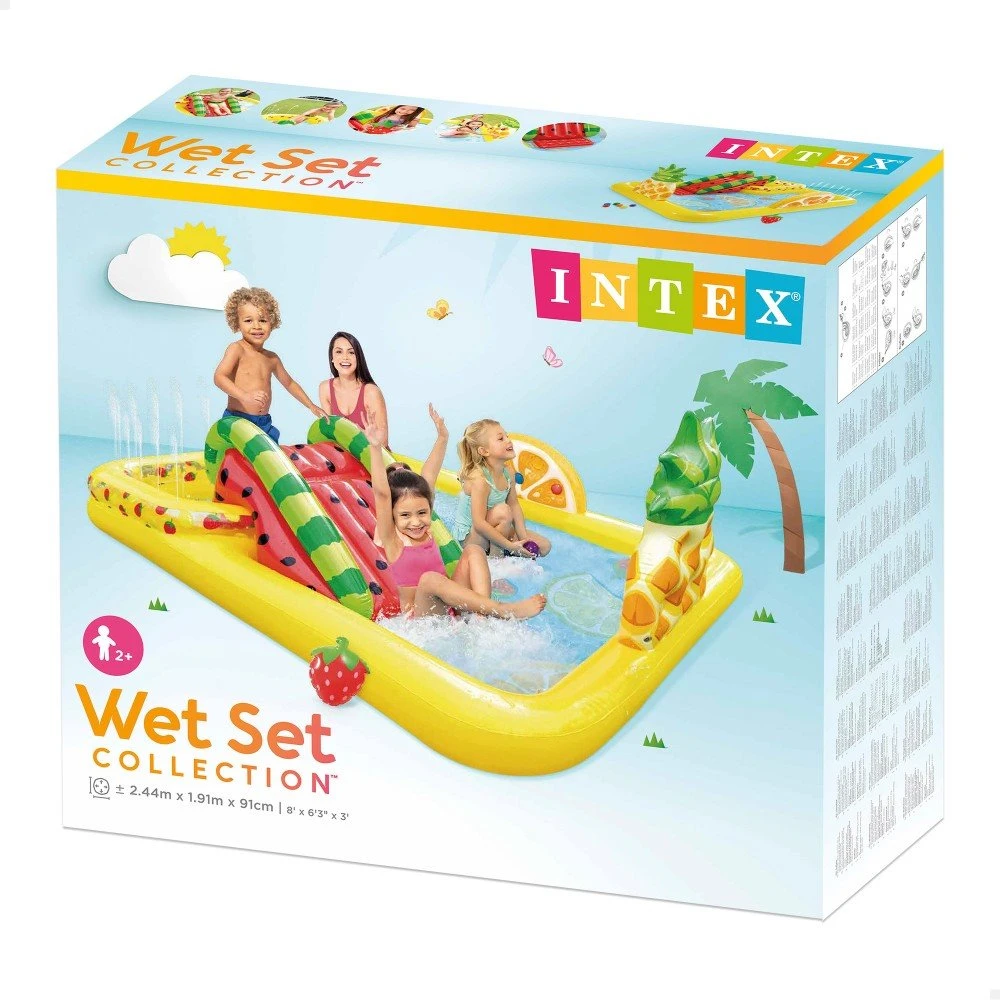 Centro De Juegos INTEX Frutas Con Tobogán Y Pulverizador 6 Centro De Juegos INTEX Frutas Con Tobogán Y Pulverizador - Imagen 4