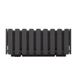 Prosperplast Jardinera Para Balcón BOARDEE FENCYCASE, Dimensiones (mm) 380x180x162, Color Antracita