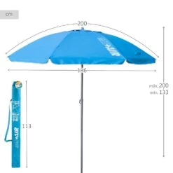 Sombrilla Playa Antiviento Ø200 Cm C/mástil Inclinable Y Protección UV50 Azul Aktive 13 Sombrilla Playa Antiviento Ø200 Cm C/mástil Inclinable Y Protección UV50 Azul Aktive -OUTSUNNY TIENDA 28ab19b085754700377cdaabe7d37f221ef02c5c be2d889d724c41548b0fd56cde4f9b9b