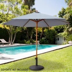 Parasol Hexagonal 300 Cm Color Antracita Mástil Madera Aktive Garden -OUTSUNNY TIENDA 290367a6f2807270f2d044d9e80dbd8803dd8723 dc52fe8d07e0417dae8a2f9716f3e4a5