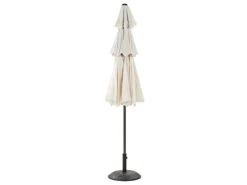 Sombrilla De Poliéster Beige Claro/negro ⌀ 285 Cm BIBIONE -OUTSUNNY TIENDA 293479de331de66337a48bf898dba57b7eb2f194 d0a52514ec8841dcbe1a26d4fac2a724