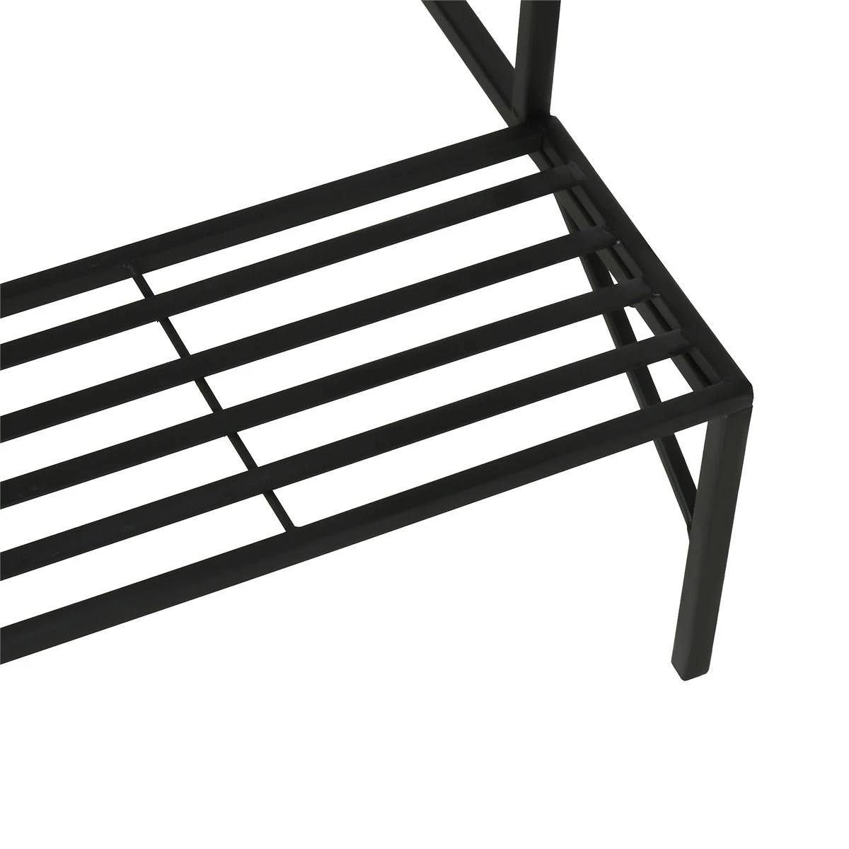 Outsunny Soporte Para Plantas Con Enrejado De Metal Estantería Para Macetas Trepadoras Con 3 Estantes Para Terraza Balcón Jardín Exterior E Interior 60x53,5x159,5 Cm Negro 9 Outsunny Soporte Para Plantas Con Enrejado De Metal Estantería Para Macetas Trepadoras Con 3 Estantes Para Terraza Balcón Jardín Exterior E Interior 60x53,5x159,5 Cm Negro - Imagen 7