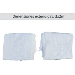 Outsunny 2 Paredes Parte Laterales Para Carpa 3x2 Lado Parasol De Gazebo Tela Oxford Con Ventana Medidas Apto Para 3x3 3x6 Blanco -OUTSUNNY TIENDA 29cdfb542d0db7a872ece9c6eed2ff4c418b70b7 4b5e3b11499e4205a0e84559764172e5