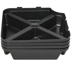 Outsunny Pesos Para Base De Sombrilla En Voladizo De 4 Piezas Rellenable De Arena 120 Kg O Agua 160 Kg Para Sombrilla De Plátano Base Cruzada 90x90x10,5 Cm Negro -OUTSUNNY TIENDA 2a2bff2d130da72170d71f207a3addea92def43f b20ff87664724a63b75db71b0736fe5b