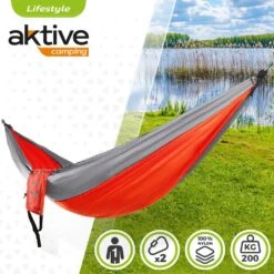 Hamaca Colgante Camping Ultraligera C/accesorios De Montaje Aktive -OUTSUNNY TIENDA 2ab095915b7cd565c9b38cb931bccf9aa2865f5d af4bf6c9eb924d04981e3d5b8e861ce4