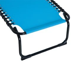 Outsunny Tumbona Plegable Y Ajustable De 4 Posiciones Silla Reclinable De Jardín Con Sistema De Cordones Para Exterior Marco Acero 197x58x76 Cm Azul Claro -OUTSUNNY TIENDA 2b5ea805eac703964d5f3f7a8fcfa87dbfd78976 1c1f609b059442afb2787560b83df7cf