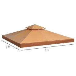 Outsunny Techo De Reemplazo 3X3 Metros Para Carpa Pabellon Toldo Eventos Y Bodas Rojo -OUTSUNNY TIENDA 2ed3a4d88998307434a93c8df8e72e8fea6716eb b6fc0a44951c40438520851e2a16cb55