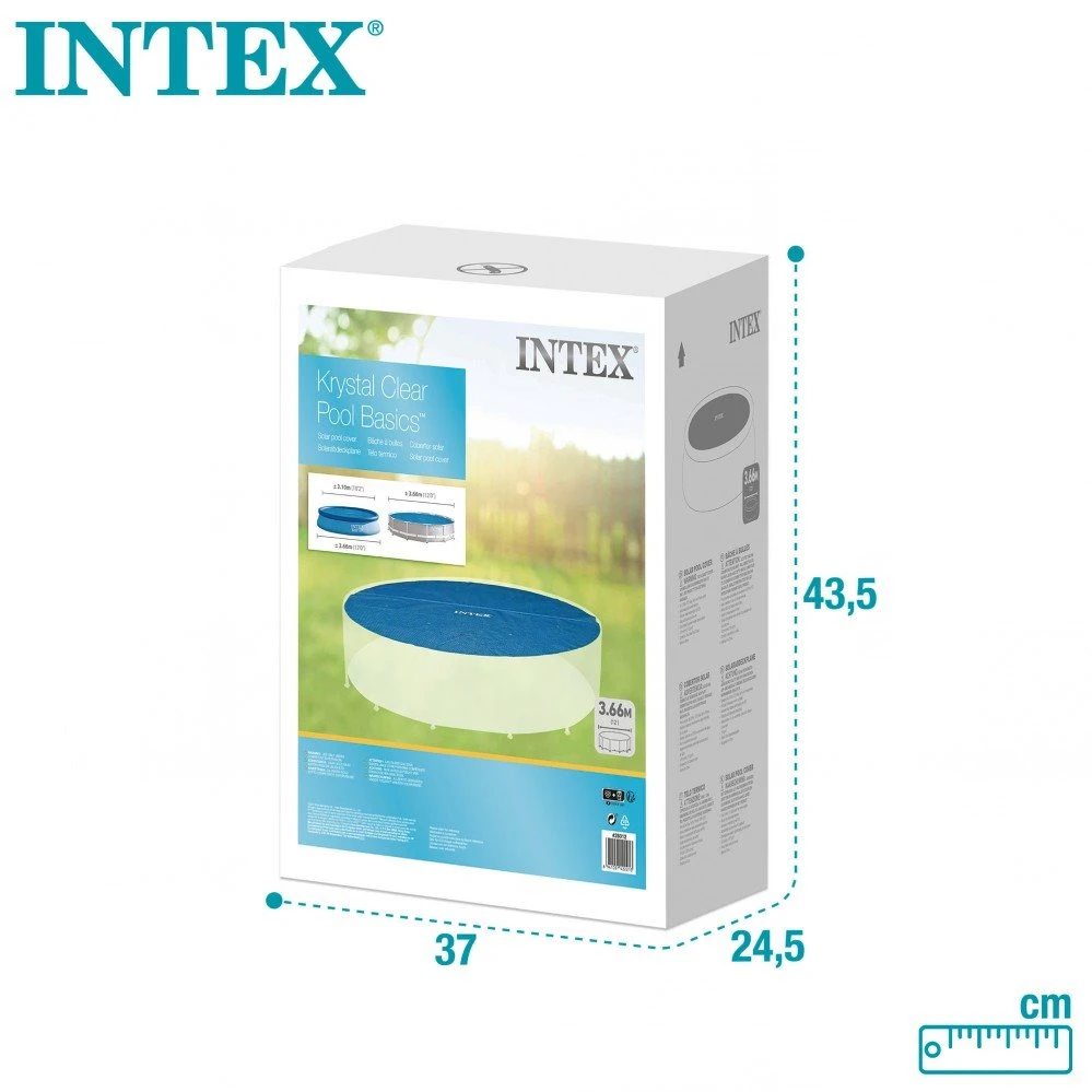 Cobertor Solar INTEX Piscinas Easy Set/Metal Frame Ø366 Cm 10 Cobertor Solar INTEX Piscinas Easy Set/Metal Frame Ø366 Cm - Imagen 8