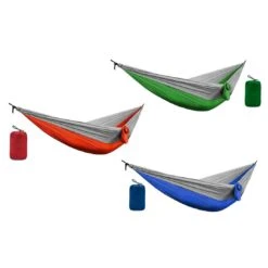 Acomoda Textil – Hamaca Colgante Portátil 260x90 Cm, Resistente, Cómoda, Fresca Y Transpirable. Hamaca De Exterior Práctica, Ligera Para Jardín, Balcón, Camping, Playa Y Viaje. (Modelo A)