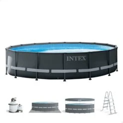 Piscina Elevada Redonda INTEX Ultra XTR Frame 488x122 Cm Con Depuradora
