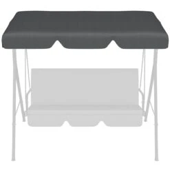 Outsunny Toldo De Repuesto Para Columpio De 3 Plazas Techo Universal Para Balancín De Jardín Tela De Poliéster Protección Solar 156x117x15 Cm Gris -OUTSUNNY TIENDA 320309c634491e7b0ba20cc219bebe56a91a1e12 86425c2fd4dd4a85842196e032908bc9