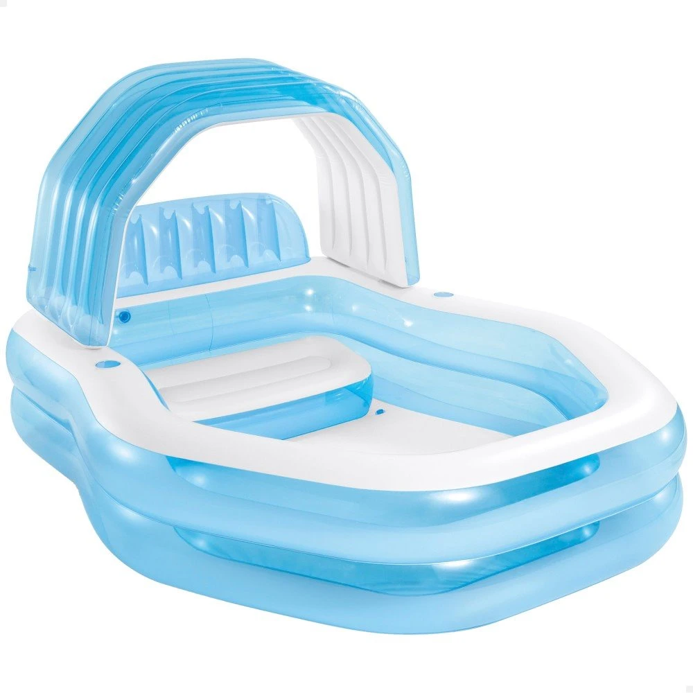 Piscina Hinchable Para Niños Azul C/sillón Y Toldo 229x191x135 Cm INTEX 4 Piscina Hinchable Para Niños Azul C/sillón Y Toldo 229x191x135 Cm INTEX - Imagen 2