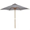 Parasol HexagonalAktive Garden D270 Cm Color Antracita Mástil Madera