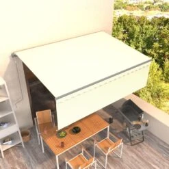 Toldo Automático Retráctil Con Persiana Color Crema 4x3 M VidaXL -OUTSUNNY TIENDA 346e18baf69ecc9caf265ce7568e12b8b0e9d0be 75ba3335f48243559032bcaced977850