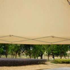 Outsunny Carpa Plegable 3x3 Para Exterior Cenador Portátil De Jardín Con Mosquiteras Bolsa De Transporte Marco De Acero Y Tela Oxford Resistente Para Fiestas Camping Beige -OUTSUNNY TIENDA 3484d74d45c6161b1343f8fe4a0e45de0eba2e60 62ede6837f104165ac44006c7ade14df