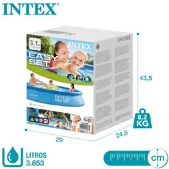 Piscina Hinchable INTEX Easy Set 3853 L 15 Piscina Hinchable INTEX Easy Set 3853 L -OUTSUNNY TIENDA 34fe4d5bcaa47bb1395d6df2158138cea78dce4b 546bd0f731b54ac79630bb3bea03a16b