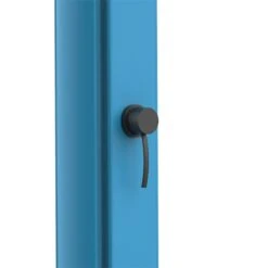 Ducha Solar Azul Modelo Rio XXL. Estructura Curvada De Polietileno HD, Ideal Para Jardín, Piscina Y Actividades Al Aire Libre. Altura 226 Cm Ducha Redonda Diámetro 15 Cm Depósito 40 Litros Con Lavapies Accesorios Y Grifería De Latón -OUTSUNNY TIENDA 3663a31438ae7216e8a360b2b2461374b34aa7d9 f5d3718dcca0443b8207929ef6129abb