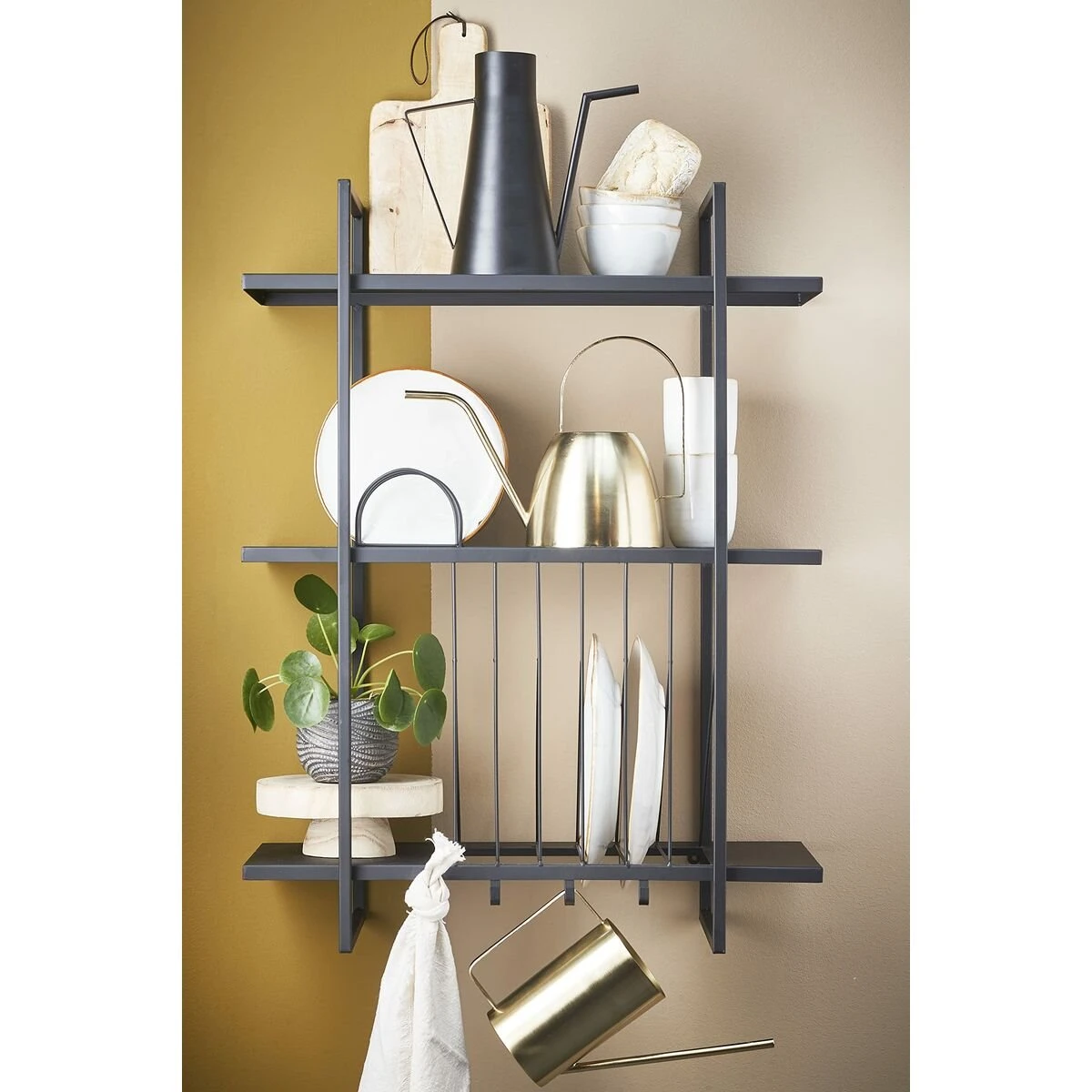 Regadera Decorativa Mica Decorations Negro Metal 5 Regadera Decorativa Mica Decorations Negro Metal - Imagen 3